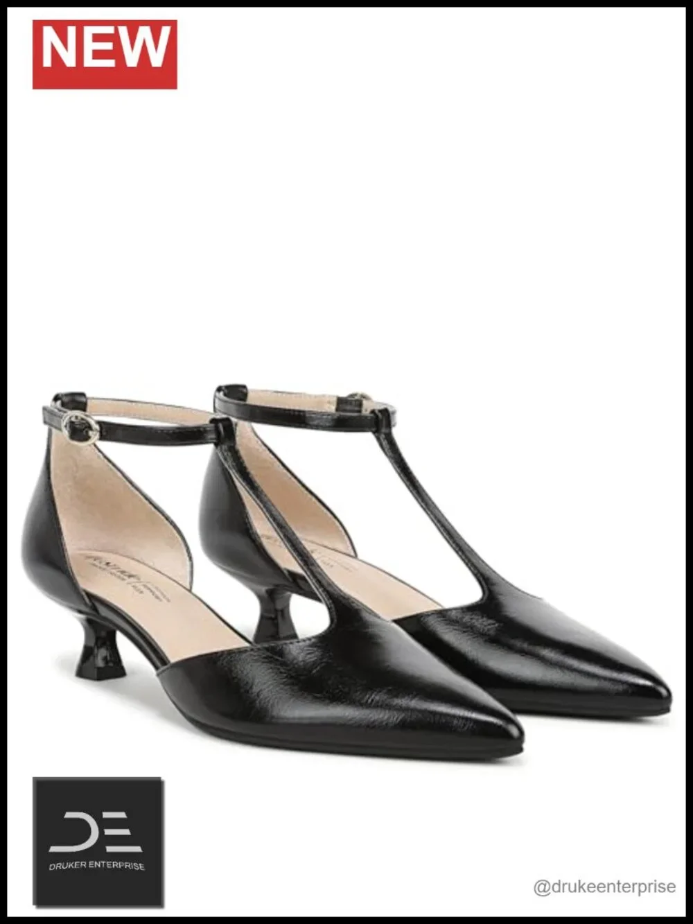 LifeStride Marion T-Strap Pump with Kitten Heel